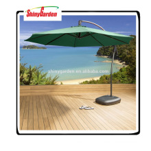 Parapluie de soleil de plage avec le tissu imperméable pour le parapluie de banane, grand parapluie de patio